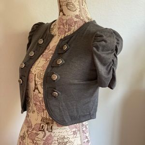 Delirious size small crop cardigan